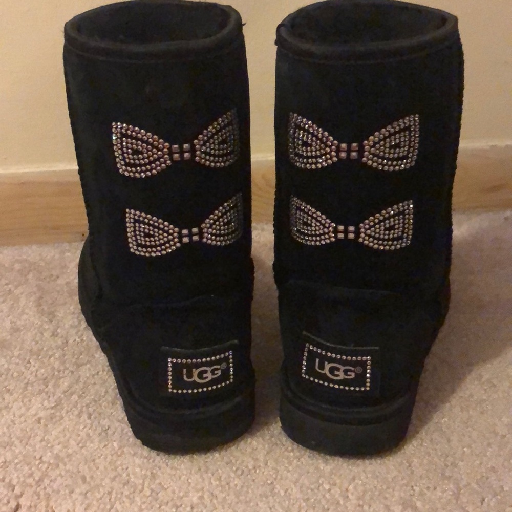 UGG boots rhinestone bows